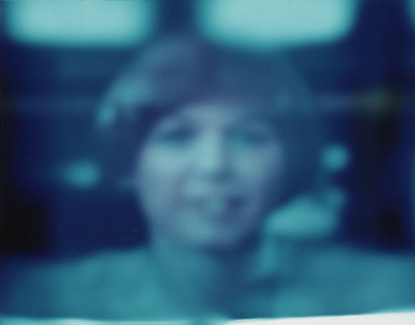 Robert Heinecken, Misc...Newswoman (Purple), 1984