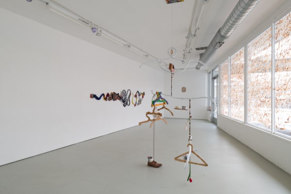 Katy Cowan and Scott Cowan, Left, Right, Left, Left (installation view) (2020). Photo: The Green Gallery.