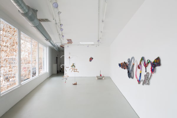 Katy Cowan and Scott Cowan, Left, Right, Left, Left (installation view) (2020). Photo: The Green Gallery.
