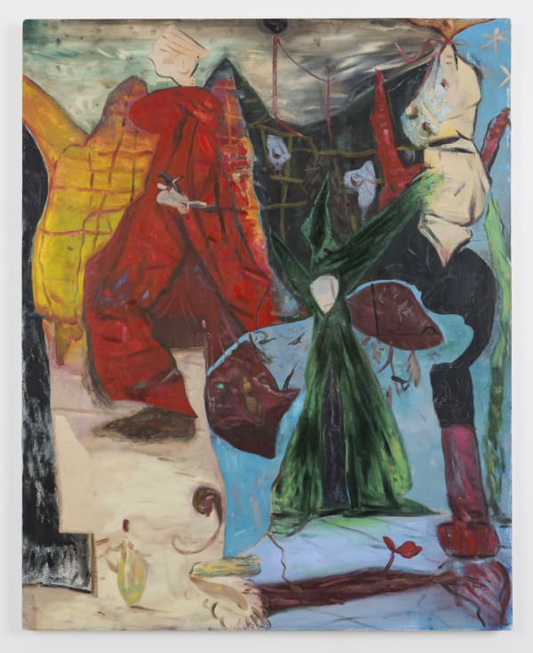 Scott Anderson, Prince Louie X (2018). Oil and oil crayon on canvas, 50 x 40 inches. Courtesy of the artist and Philip Martin Gallery, Los Angeles.