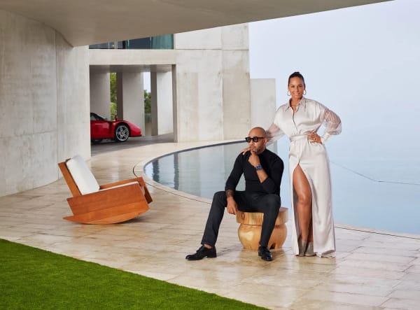 Inside Alicia Keys and Swizz Beatz's Art-Filled Modernist Home Overlooking the Pacific Ocean