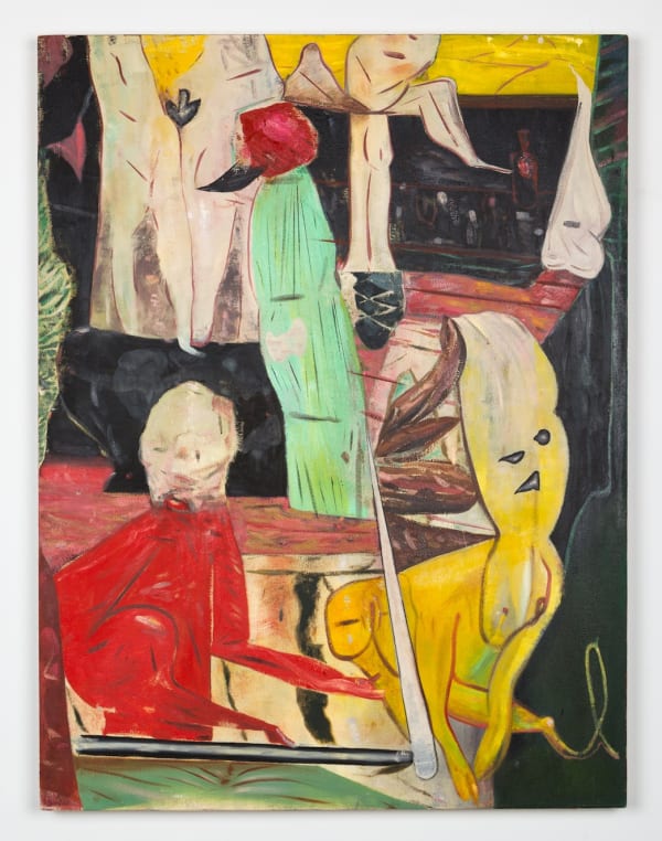 Scott Anderson, Web Assisted (2018). Oil on canvas, 42 x 32 inches. Courtesy of the artist.