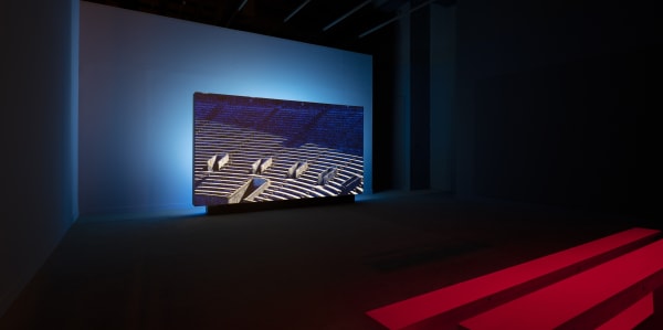 Ericka Beckman, Tension Building (2014). 16mm transferred to digital, single-channel, color, sound TRT: 8:14 minutes. Photo: Peter Harris Studios.