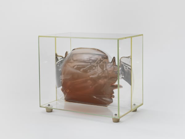 Carl Cheng, Car Wreck Sculpture - Red (1968). Film, molded plastic, plexiglass, 7 5/8 x 9 x 5 7/8 inches....