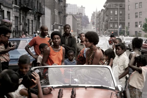 Kwame Brathwaite, Untitled (Garvey Day, Deedee in Car) (1965). Archival pigment print.