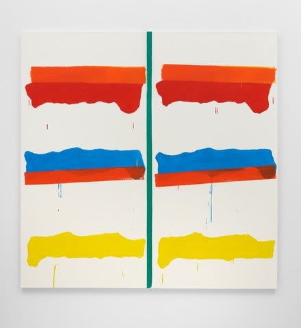 Bernard Piffaretti, Untitled , 2019. Acrylic on canvas, 66 7/8 x 66 7/8 inches. Courtesy of the artist and Lisson...