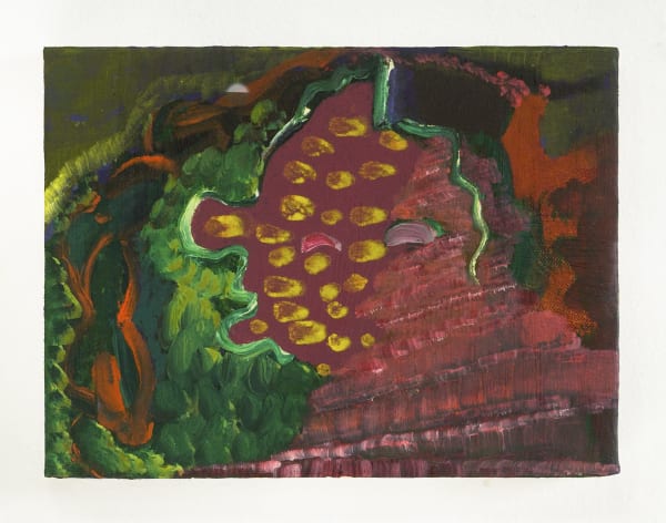 Kristy Luck, Elm (2019). Oil and wax on canvas, 6 x 8 inches.