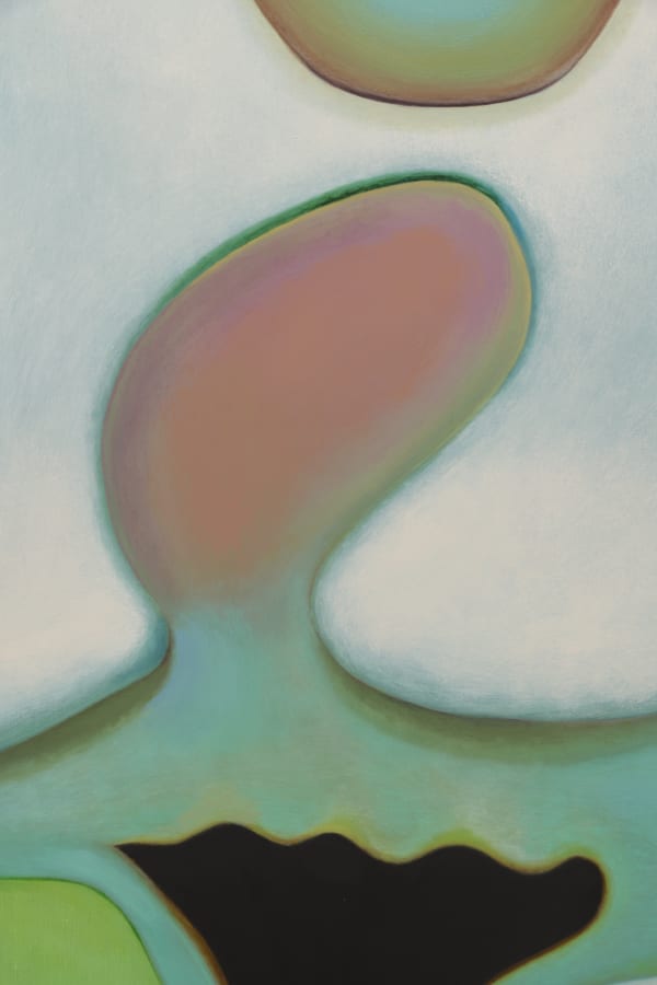 Kristy Luck, Soft Touch (detail) (2020). Oil on linen, 60 x 50 inches.