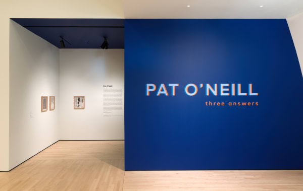 Pat O'Neill, Three Answers (2019) (installation view). Courtesy of San Francisco Museum of Modern Art, CA.