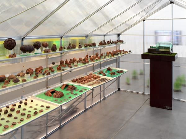 "Potential Worlds 2: Eco-Fictions," (installation view) (2020). Image courtesy of Migros Museum für Gegenwartskunst. Photo: Stefan Altenburger.