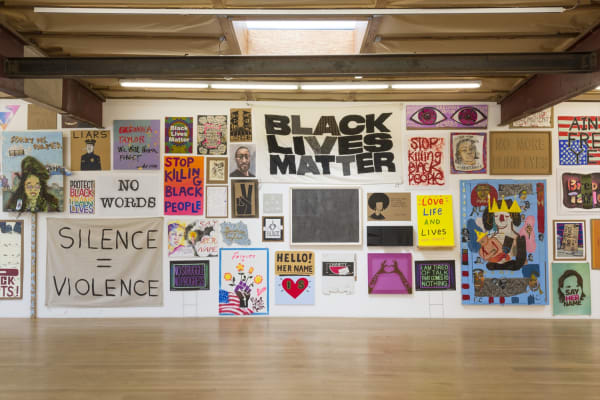 "Show Me the Signs," (installation view) (2020).