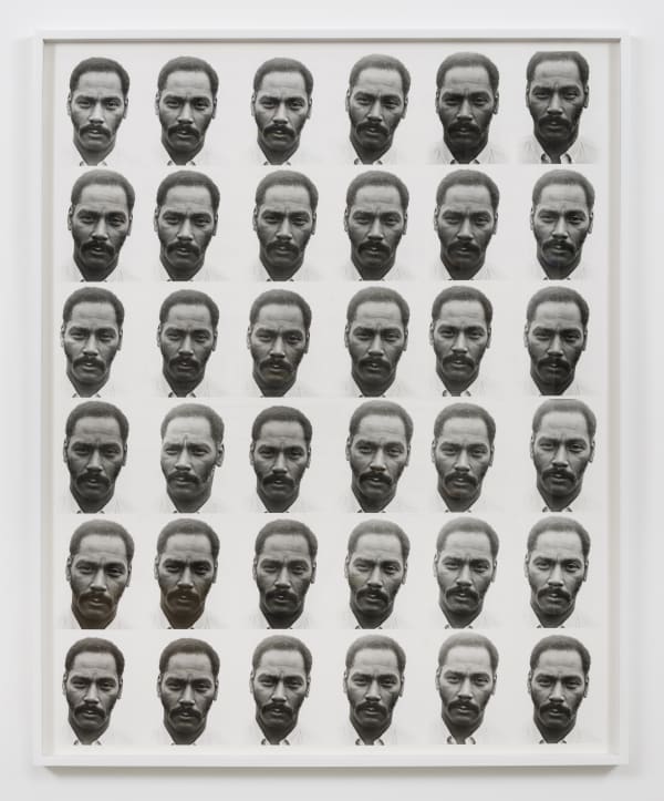 Lew Thomas, "PORTRAIT EQUALS 36 EXPOSURES," (1972).