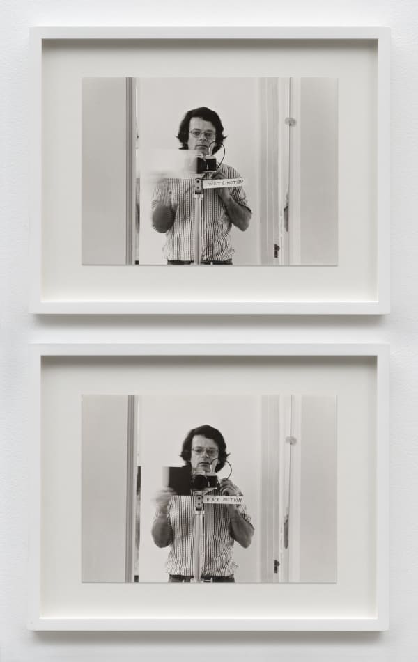 Lew Thomas, "WHITE MOTION/BLACK MOTION," (1972).