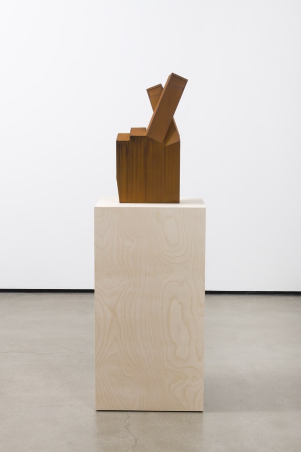 Nathan Mabry, "Heavy Handed (Crossed Obelisk)," (2018).