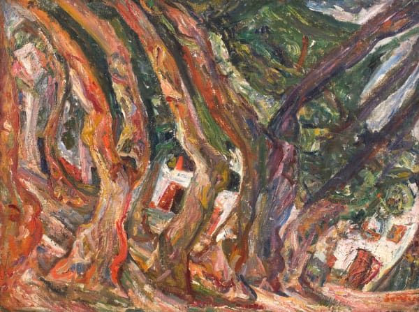 Chaïm Soutine, Les Platanes à Céret, 1920, c.