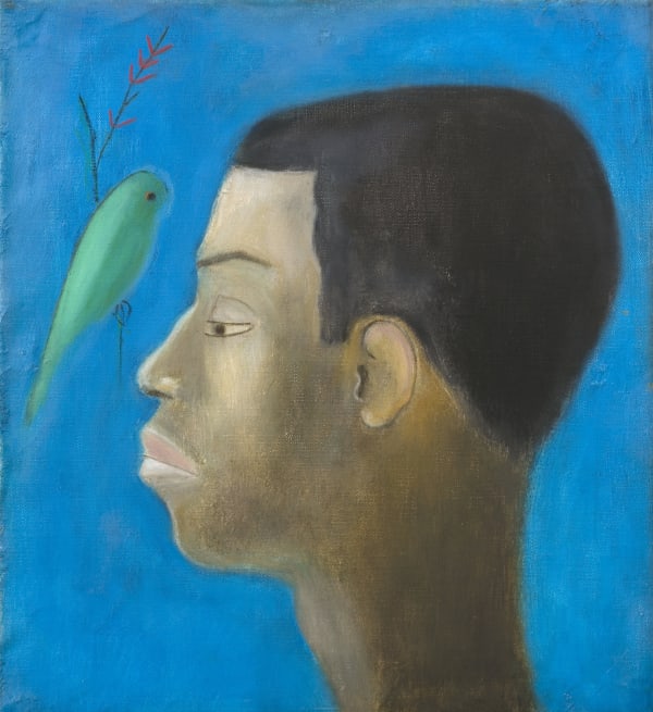 Craigie Aitchison, Alan McNaught with Bird, 1970