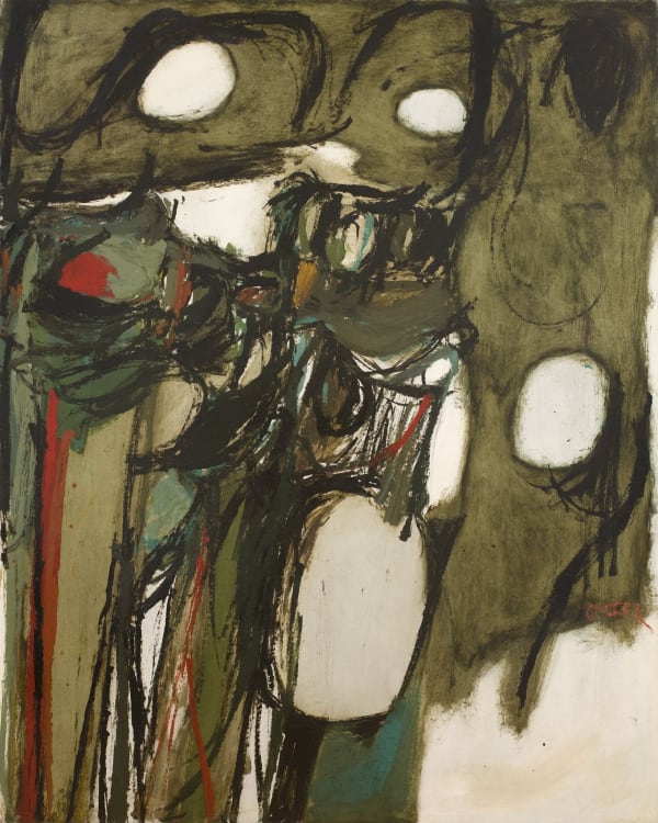 Essex Landscape, c.1959. Oil on board, 122 x 152 cm