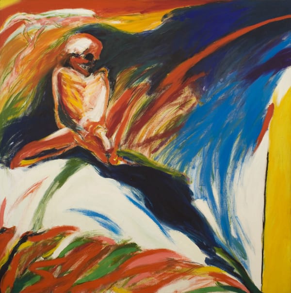 Figure in Landscape, c.1972. Oil on canvas, 172 x 172 cm, 67 3/4 x 67 3/4 in.
