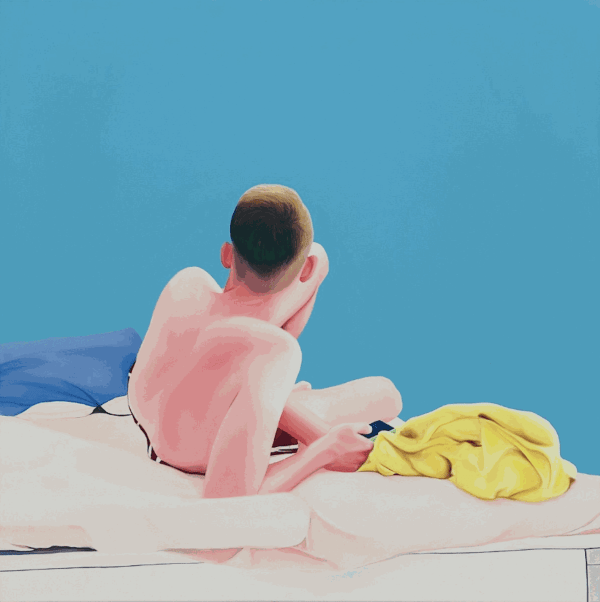 Joy of Summer 2, 2021, Painting, Oil on Canvas, 80 X 80 cm.