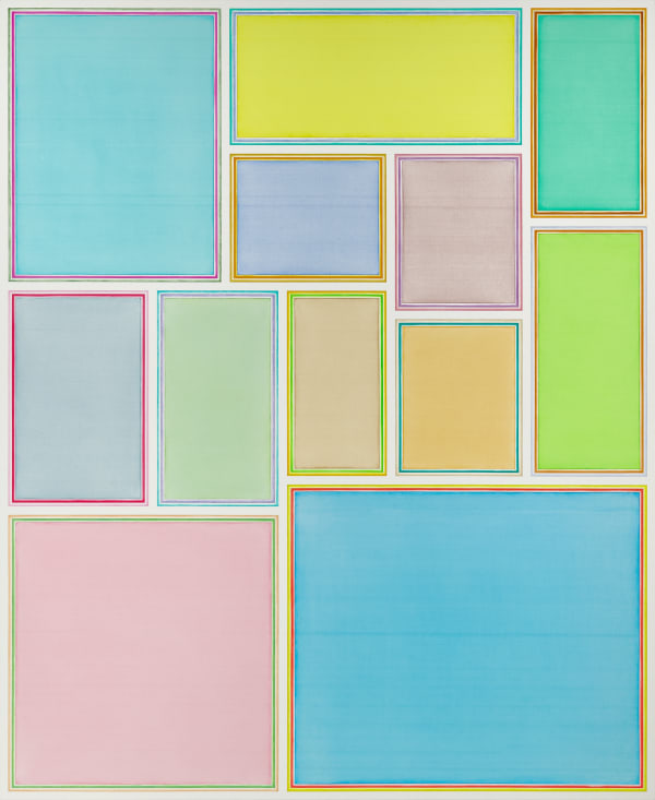 Selma Parlour Salon V 2022 Oil on linen 167 x 137 cm