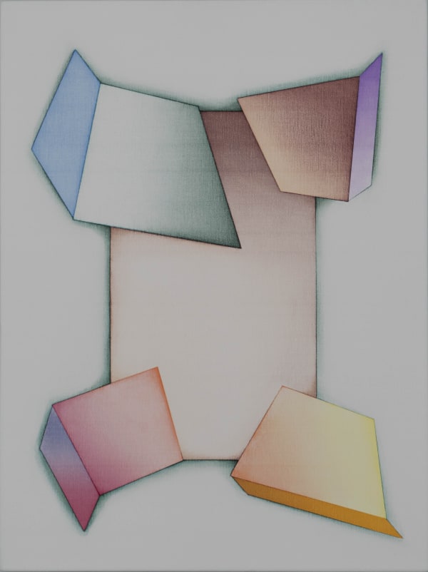 Selma Parlour Smack Dab IV 2019 Oil on linen 41 x 30.5 cm