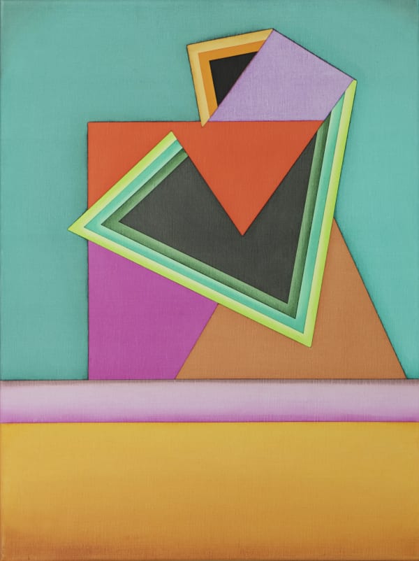 Selma Parlour Smack Dab XVII 2019 Oil on linen 41 x 30,5 cm