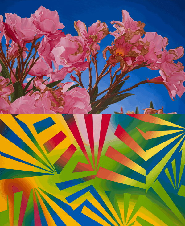 Mustafa Hulusi Cyprus Realism( Oleander 1 ) 2016 Oil on canvas 110 x 180 cm