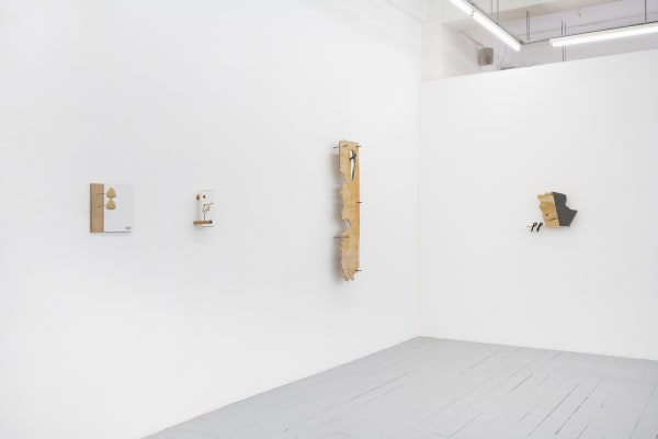 Installation view of works by Matt Ager in FEELS2NICE at Pi Artworks London