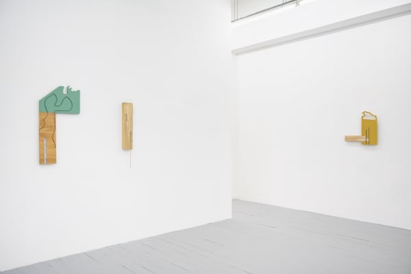 Installation view of works by Matt Ager in FEELS2NICE at Pi Artworks London