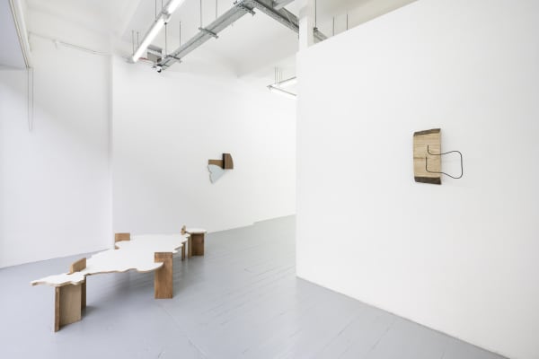 Installation view of works by Matt Ager in FEELS2NICE at Pi Artworks London