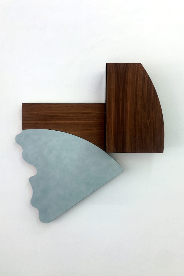 MATT AGER, UNTITLED, 2022, FORMICA MDF, STEEL, 68 X 85 X 11 CM