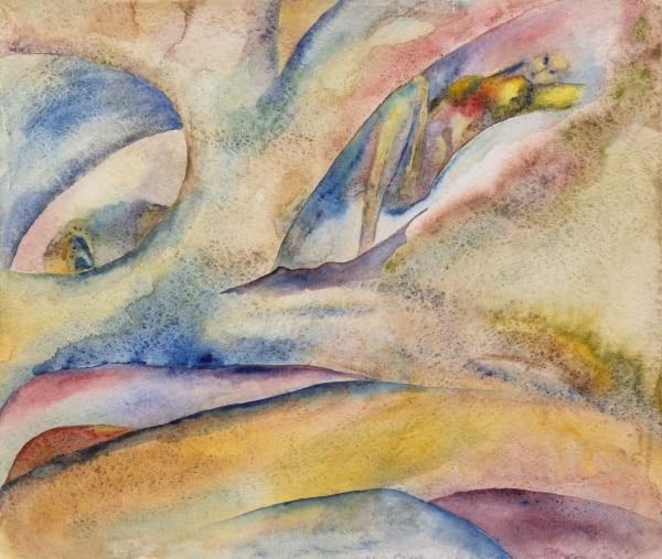 Nancy Atakan Nude Female 1987 Watercolor on paper 51 x 43 cm