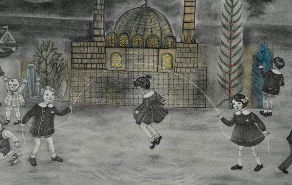Yusa Yalcintas, blind wall mosque I detail, 2021