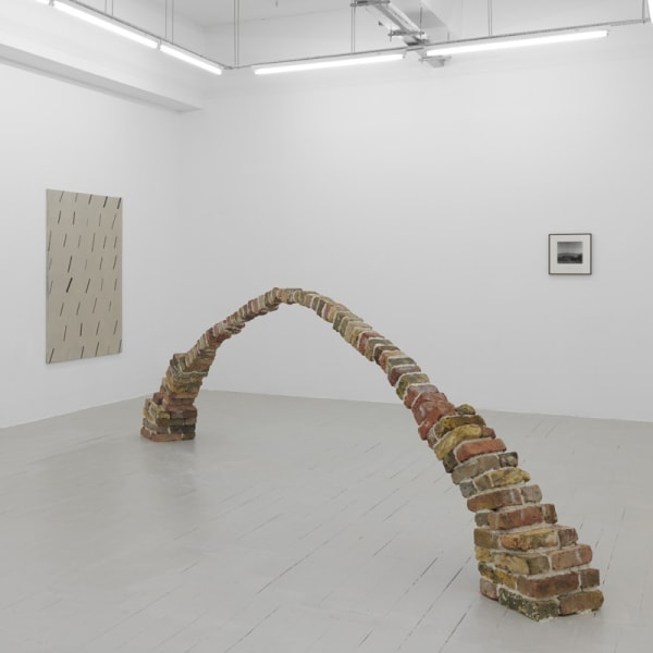 Golden Family: Matt Golden - Natsue Ikeda 'Troubled Waters' - 2018 - found ‘London’ bricks / clay - 490 cm x 130 cm