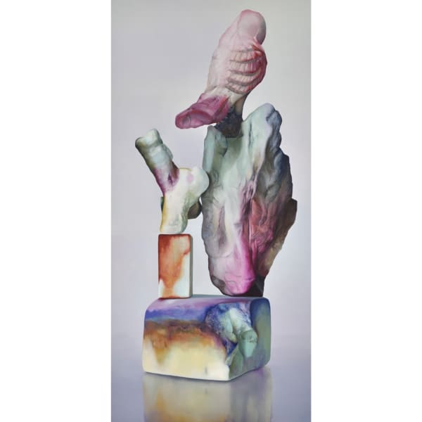 Maude Maris - Pearls - 2019 - oil on canvas - 190 x 90 cm