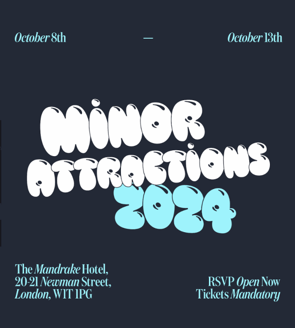 Minor Attractions , Liam Howe at London's Second Edition of Minor Attractions Fair