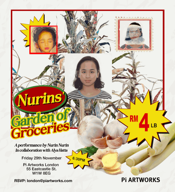 Nurin's Garden of Groceries , A performance by Nurin Nurin, Set Design by Alya Hatta as part of her solo...