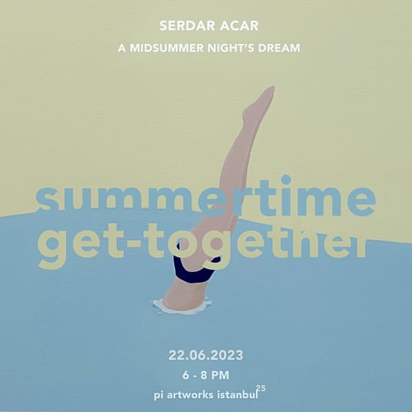 summertime get-together!, Opening of Serdar Acar's first (part II) solo with the gallery!