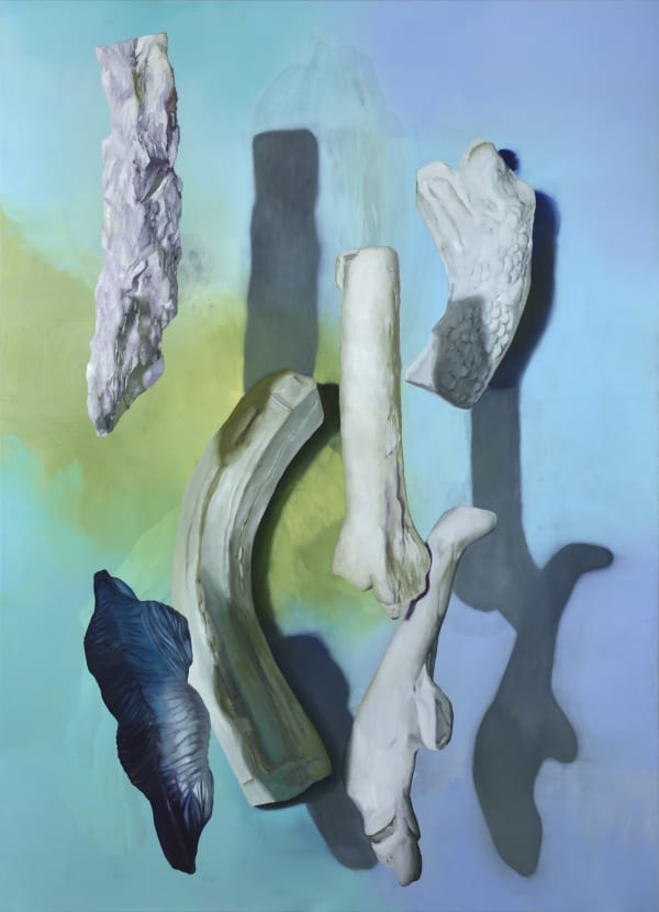 Maude Maris Dino 2018 oil on canvas 220 x 60 cm