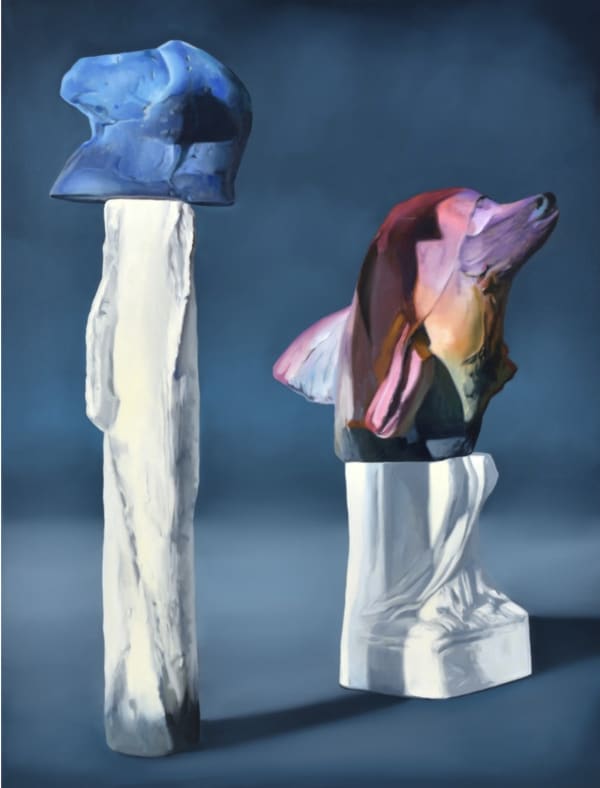 Maude Maris Two Columns 2016 oil on canvas 120 x 90 cm