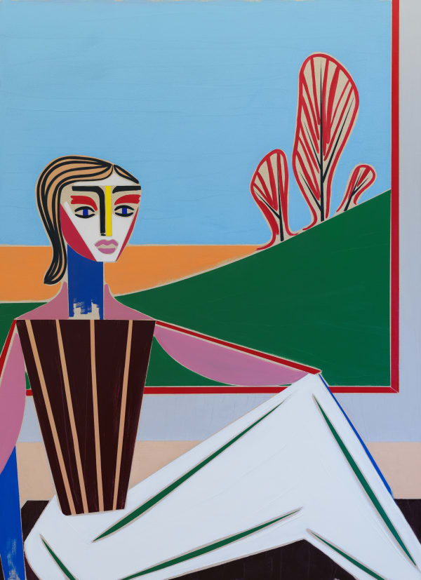 Henrik Godsk In Bloom Oil On Canvas 150X110Cm