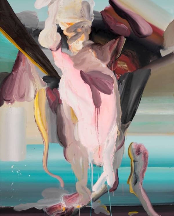 ERDOĞAN ZÜMRÜTOĞLU Bets Are Closed, 2020 Oil on canvas 250 x 180 cm