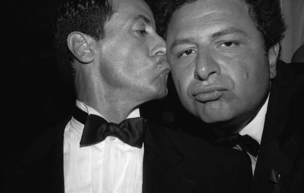 Jean Pigozzi Sylvester Stallone and Jean Pigozzi, Cannes, France, 1993