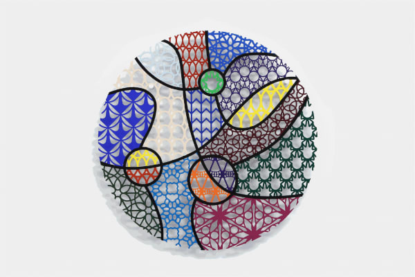 NEVİN ALADAĞ PATTERN KINSHIP - TRACES IN THE FOREST, 2020