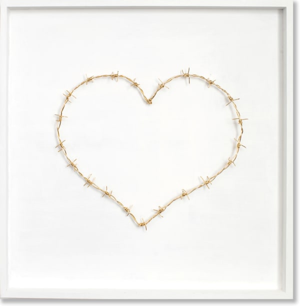 Arik Levy BarbedWire LoveMeTender (white large), 2014