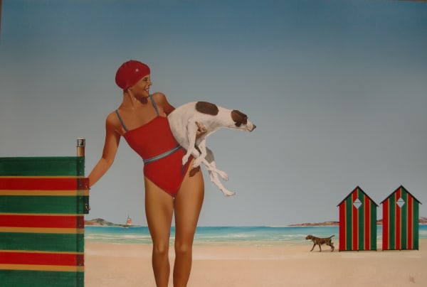 Mike Francis "Spot the Dog II" ACrylic on canvas 122 x 183 cm