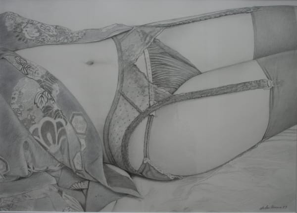 John Kacere "Pencil Study, 1983" 36.8 x 51.5 cm Graphite on paper