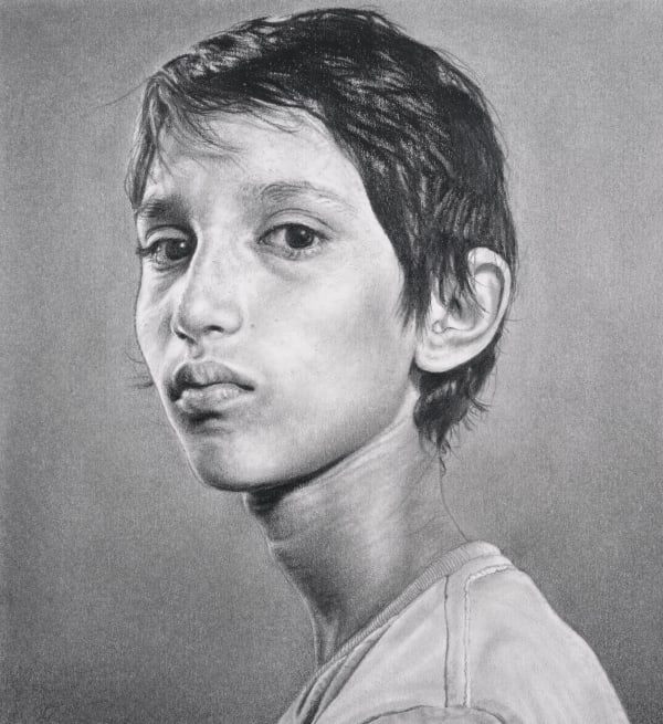 Craig Wylie "Study after LC (fulcrum)" 17.4 x 11.7 cm Graphite on paper