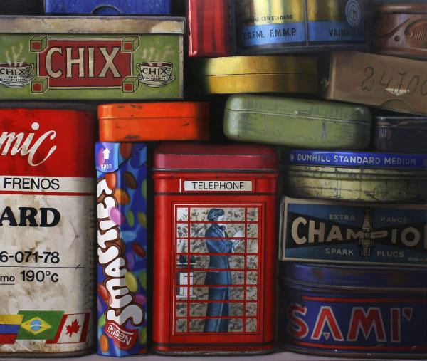 Busy Oil on panel 80 x 94 cm