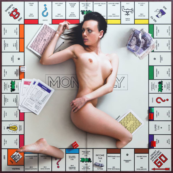 Put Your Cards on the Table Acrylic on aluminium composite panel 120 x 120 cm